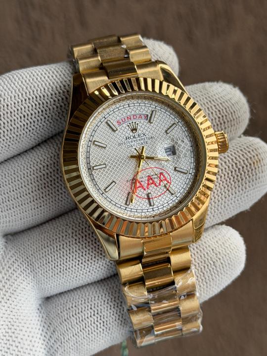 ROLEX_DAYDATE_GOLD_WHITE_DIAL_AT299