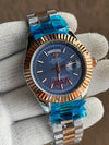 ROLEX_DAYDATE_RG_TWOTONE_BLUE_TEXTURE_DIAL_AT299