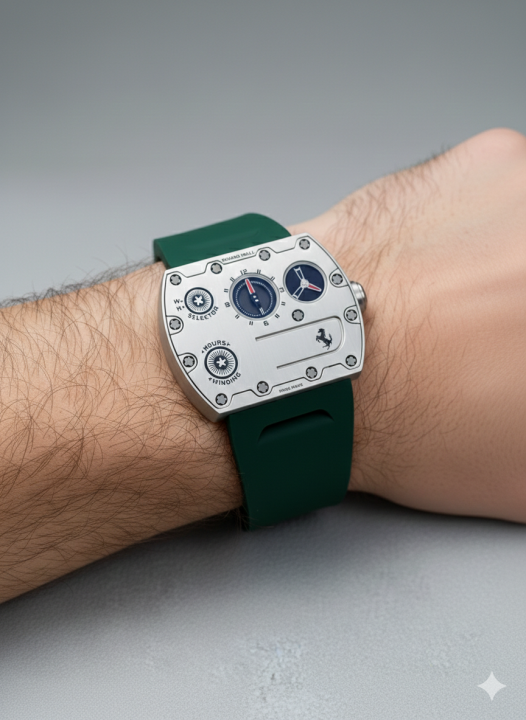 RICHARD MILLE RM TITANIUM SILVER GREEN