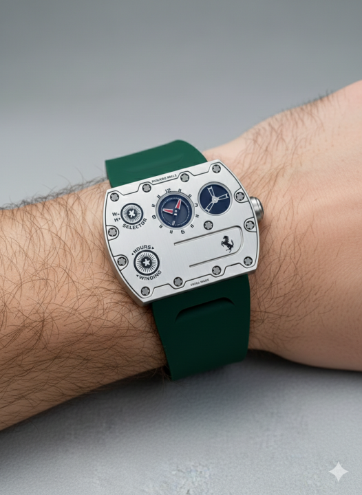 RICHARD MILLE RM TITANIUM SILVER GREEN