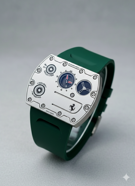 RICHARD MILLE RM TITANIUM SILVER GREEN