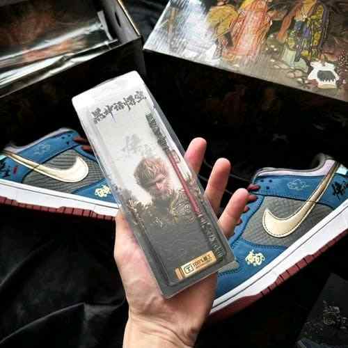 Nikee Air Jordan 1 Low MYTH WUKONG WITH ACCESSORIES