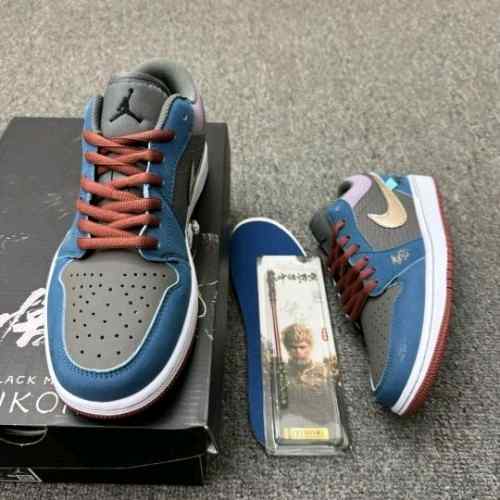 Nikee Air Jordan 1 Low MYTH WUKONG WITH ACCESSORIES