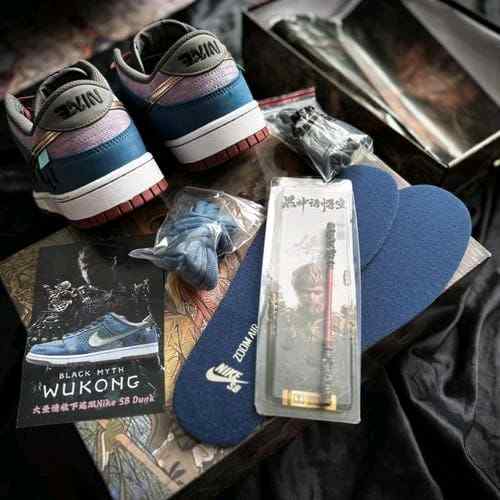 Nikee Air Jordan 1 Low MYTH WUKONG WITH ACCESSORIES