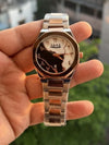 SABR DUAL TONE COPPER METAL BELT