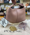 Polene Beri Textured Leather Shoulder Bag With Box And Dust Bag (Pink) (P06594)