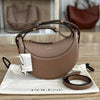 Polene Numero Dix Leather Shoulder Bag With Box And Dust Bag (Maroon-LW6521)