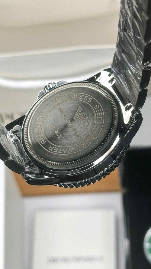 EMPORIO ARMA_ DIVER SILVER GREEN