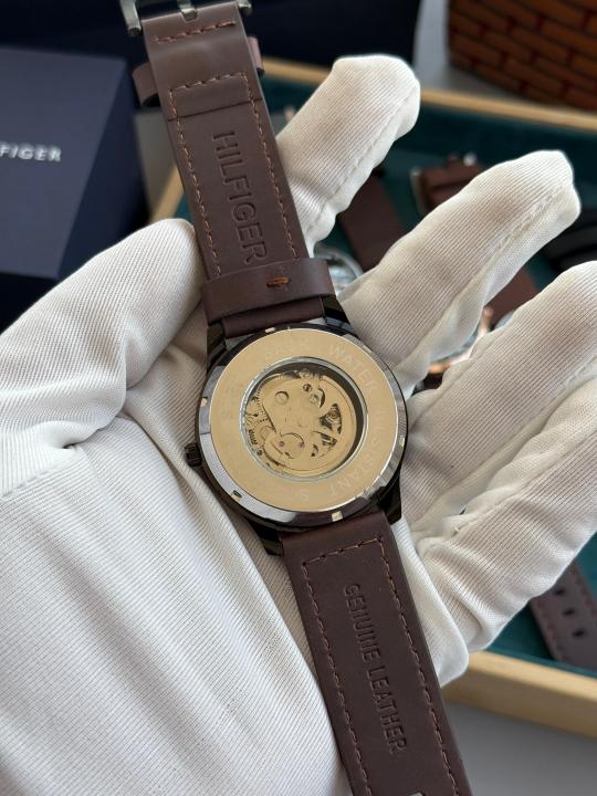 Tommy Premium Automatic Leather brown black W327