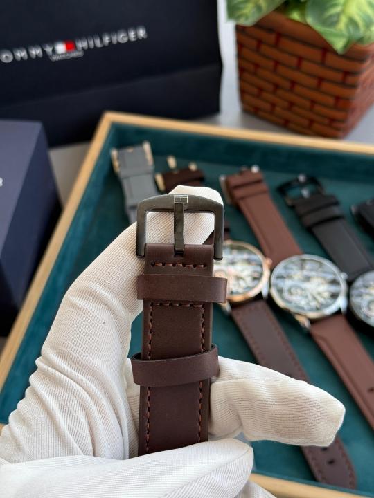 Tommy Premium Automatic Leather brown black W327