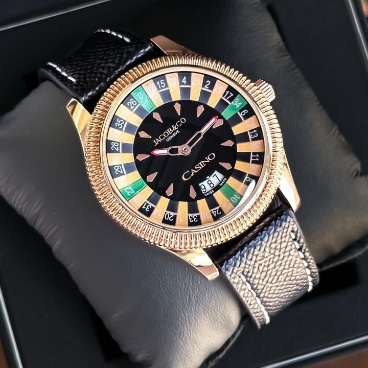 CASINO JACOB & CO FULL GOLD GREEN