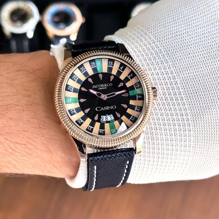 CASINO JACOB & CO FULL GOLD GREEN