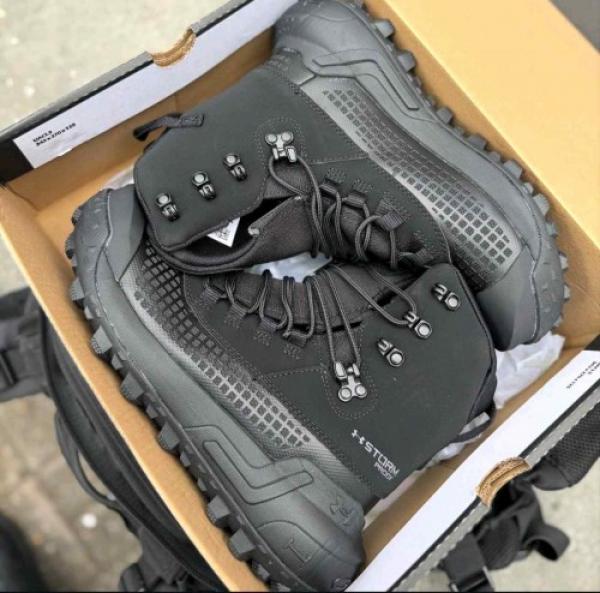 Under Armou_rr HOVR Infil Waterproof Tactical Boots black 606