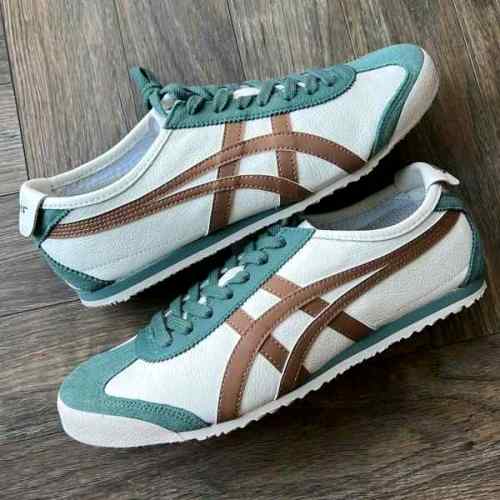 Onitsukaa Tiger Mexico 66 Green Cream Brown fix