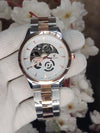 Rollex Automatic Two Tone White Dial AT415