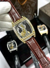 CORUM_OPEN HEART BROWN GOLD