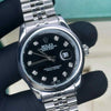 rollex_date just silver black