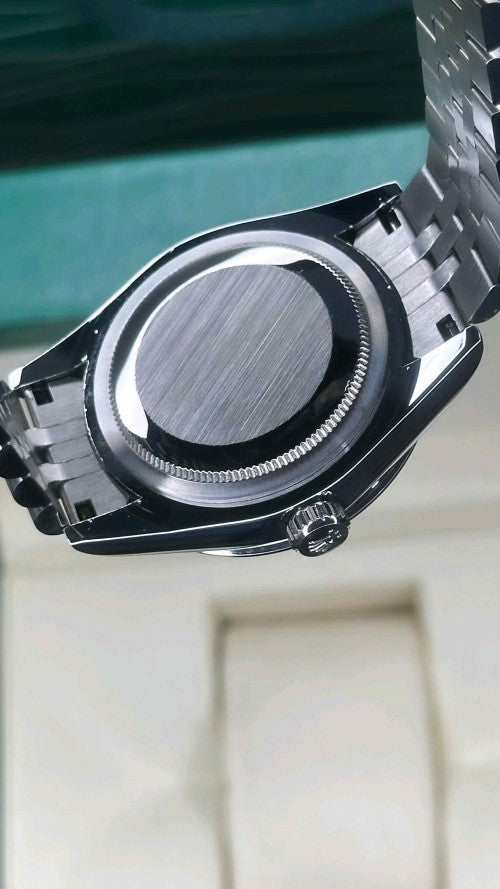 rollex_date just silver black