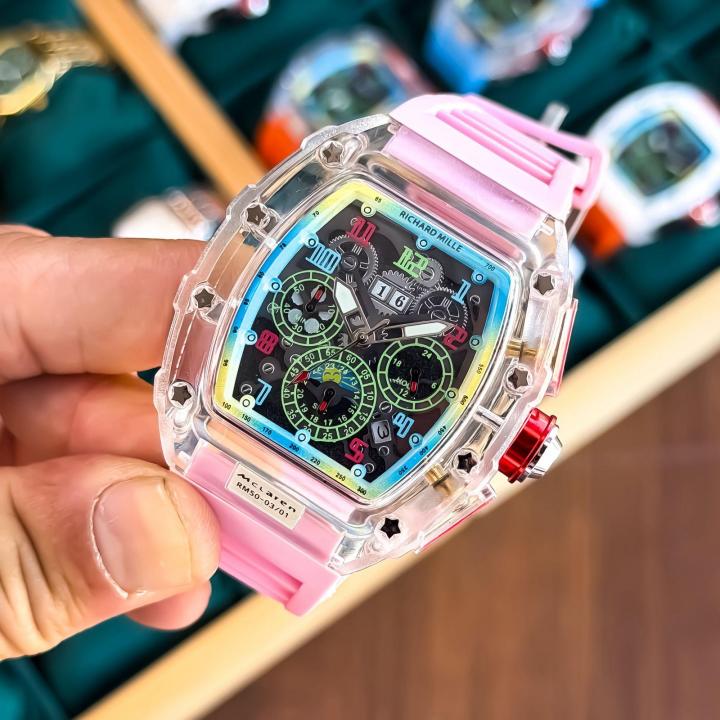RICHARD_MILLE_PINK MENS WATCH