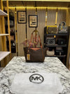MICHAEL_KORS WHITNEY SIGNATURE SHOULDER BAG WITH DUST BAG PREMIUM QUALITY (COFFEE BROWN) (V-0679)