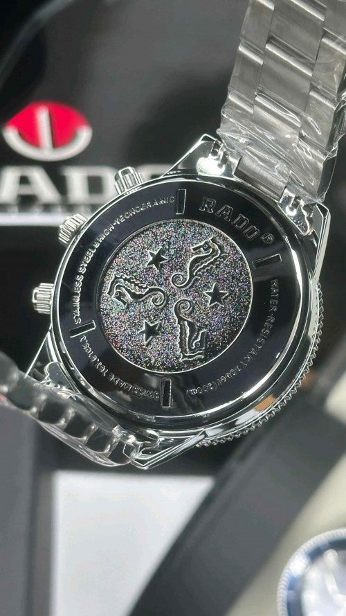 RADO_ CAPTAIN COOK SILVER BLACK DIAL
