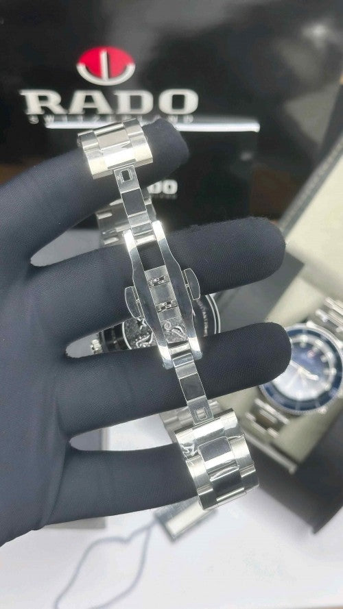 RADO_ CAPTAIN COOK SILVER BLACK DIAL