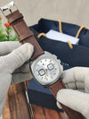 Tommy_Hilfiger Chronograph Brown Silver White AT392