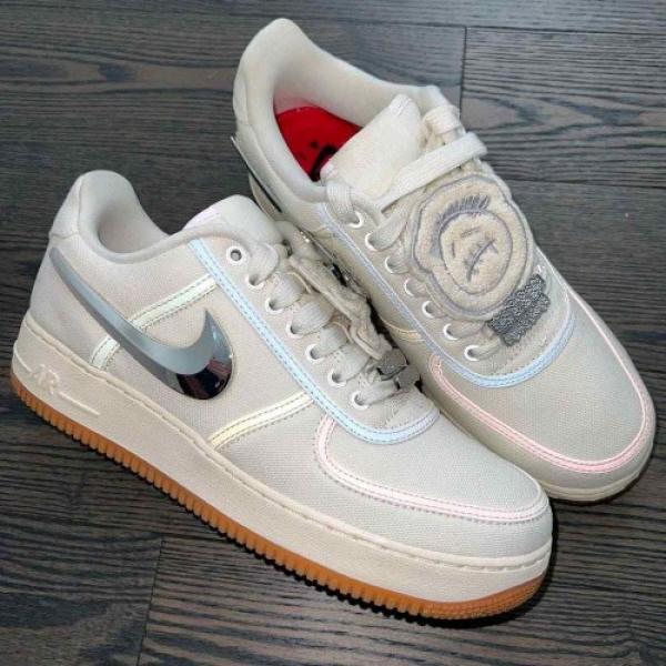 Airforce 1 Low Travis Scott Sail With Grey Box  225