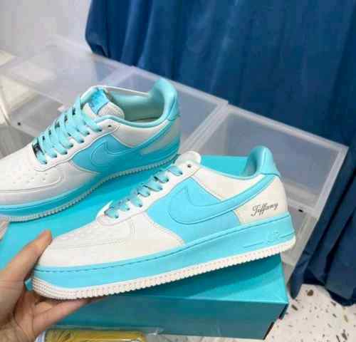 nikee airforce 1 x tiffany grey blue for her sale