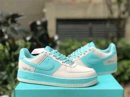 nikee airforce 1 x tiffany grey blue for her sale