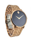 Movado rose gold black