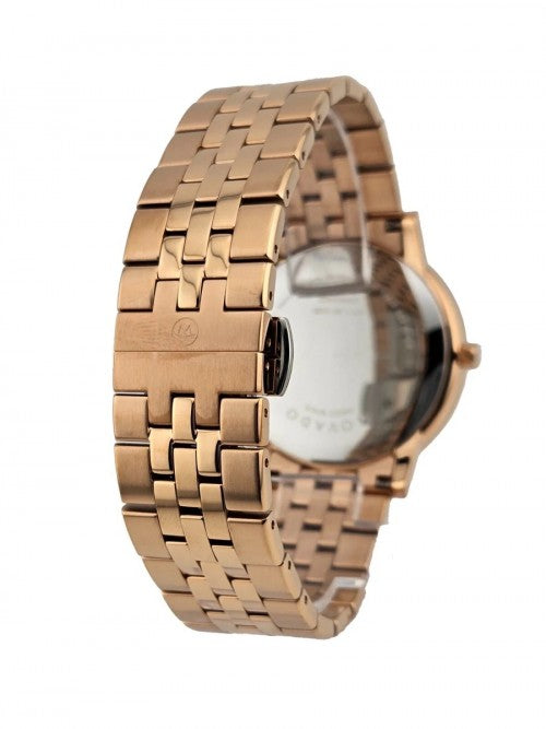 Movado rose gold black