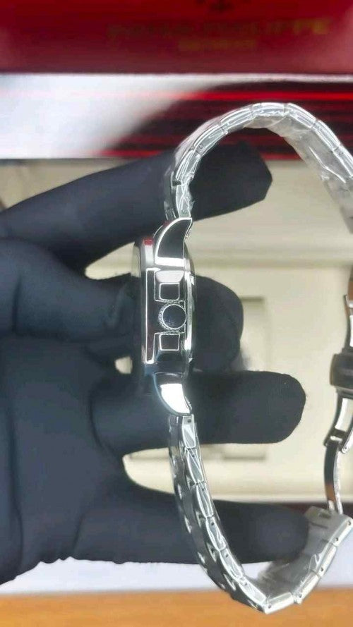 PATEK_ PHILIPPE_ AUTOMATIC OPEN HEART SILVER BLACK
