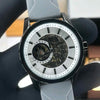 ARMA_EXCHANGE AUTOMATIC SKELETON STEEL BLACK GREY