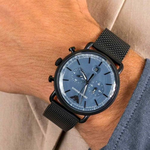 emporio  arma_luigi ar1968 black  blue premium