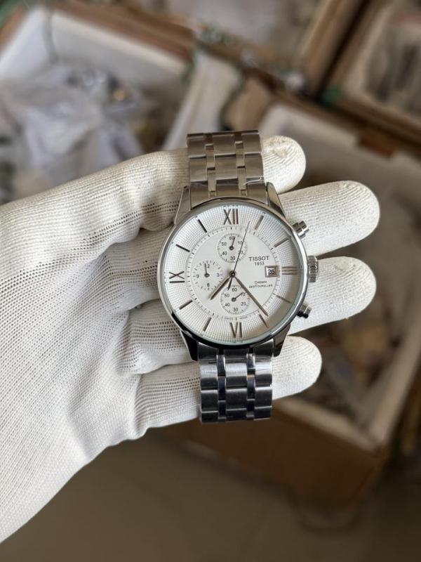 Tisso t Chemin 1853 Chronograph White (All Working)