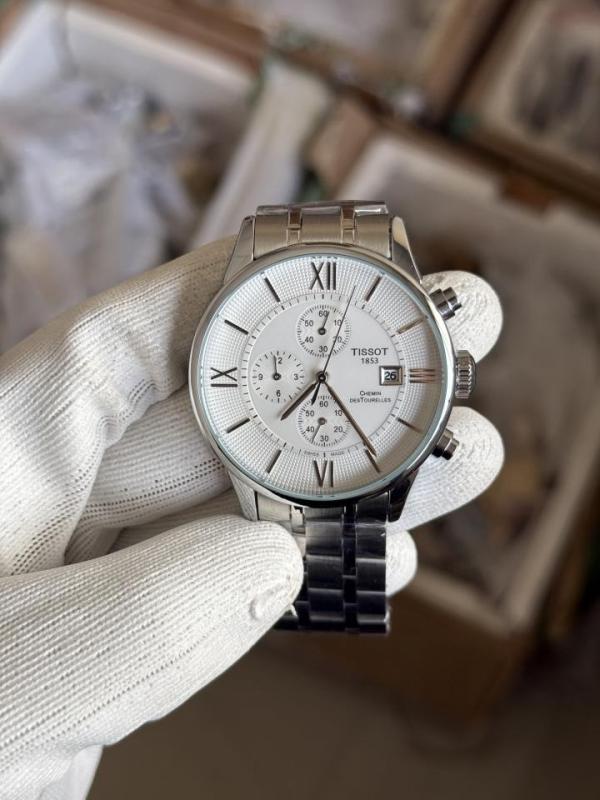 Tisso t Chemin 1853 Chronograph White (All Working)