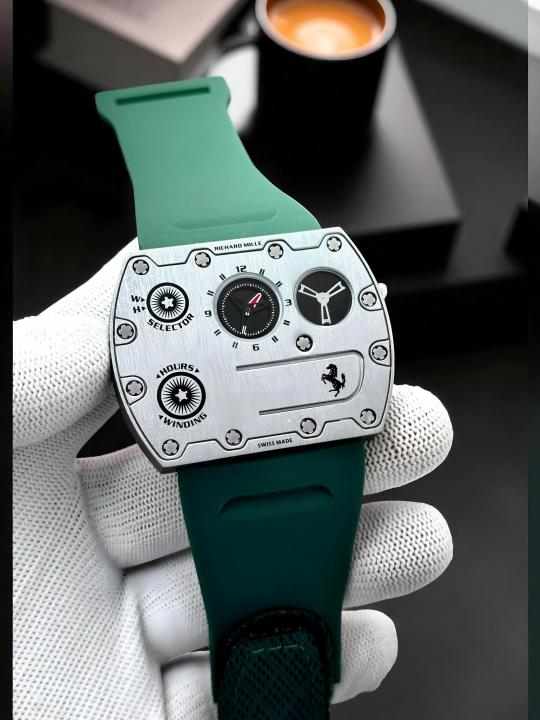 RICHARD MILLE RM TITANIUM SILVER GREEN