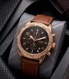 Fossii_l Bronson Chronograph Luggage Leather