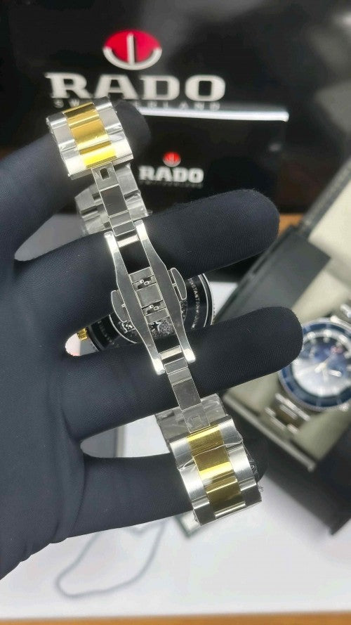 RADO_ CAPTAIN COOK tt BLUE DIAL