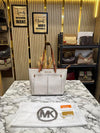 Michael_Kors Jet Set Travel Double Pocket Tote Bag With Dust Bag Including Card (Beige) (M2510)