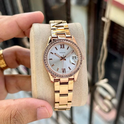 Fossi l Scarlette Copper White
