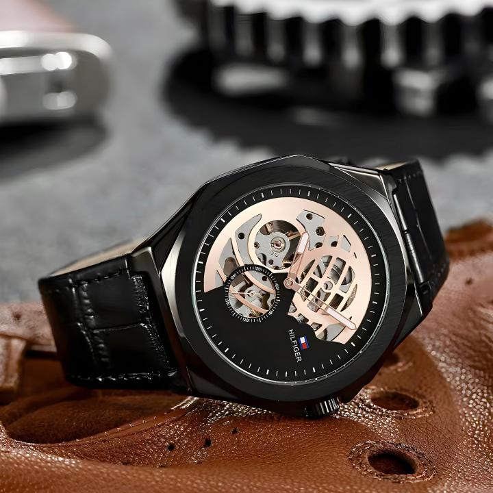 Tomm_y Hilfiger skeleton dial