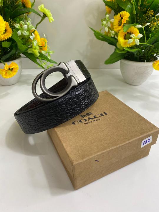 COAC_H REVERSE BELT WID OG BOX DUST BAG 232