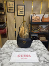 Guess Classic Hobo Shoulder Bag With Dust Bag (Black)