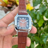 Cartier Santos Rusty Brown