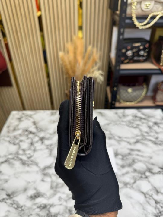 Michael_Kors Mk logo Compact Snap Closer Long Wallet With Box (61306)