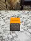 Loui_s Vuitton Classic Monogram Compact Zip Wallet (Brown) (60067)