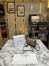 Guess Verona Monogram Flap Crossbody With Box And Dust Bag (Khaki)