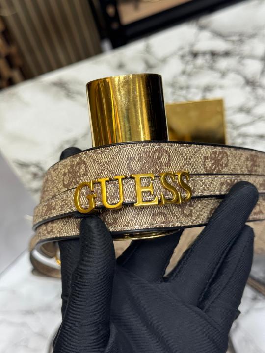 Guess Verona Monogram Flap Crossbody With Box And Dust Bag (Khaki)